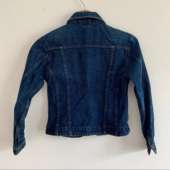 Extra Small Vintage Faded Denim Jacket with Patina - Picture 6 of 6